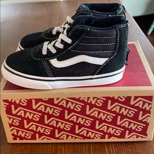 Vans high top zipper